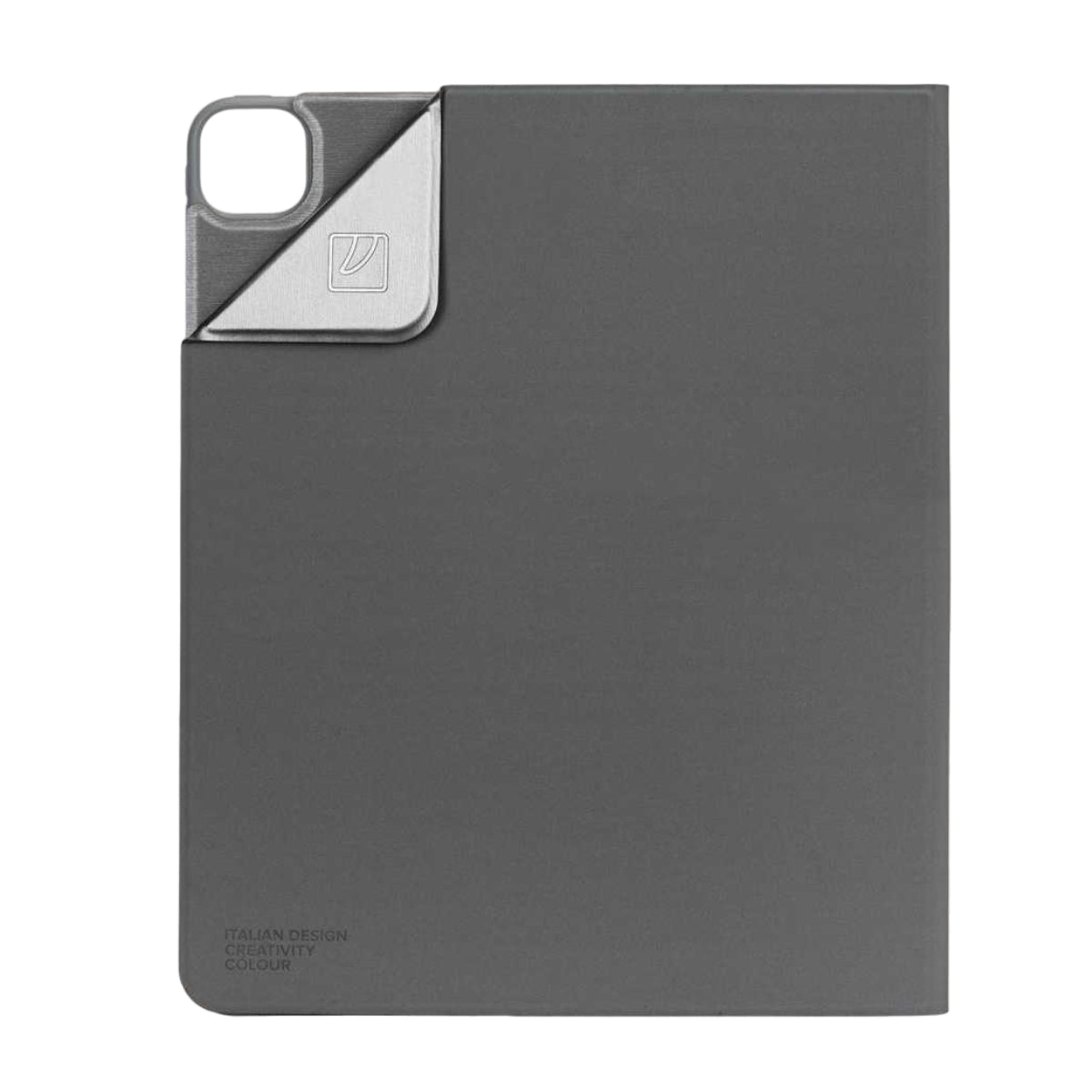 Funda metálica tipo folio Tucano para iPad Pro de 12,9" (4.ª generación, 2020) - Gris espacial