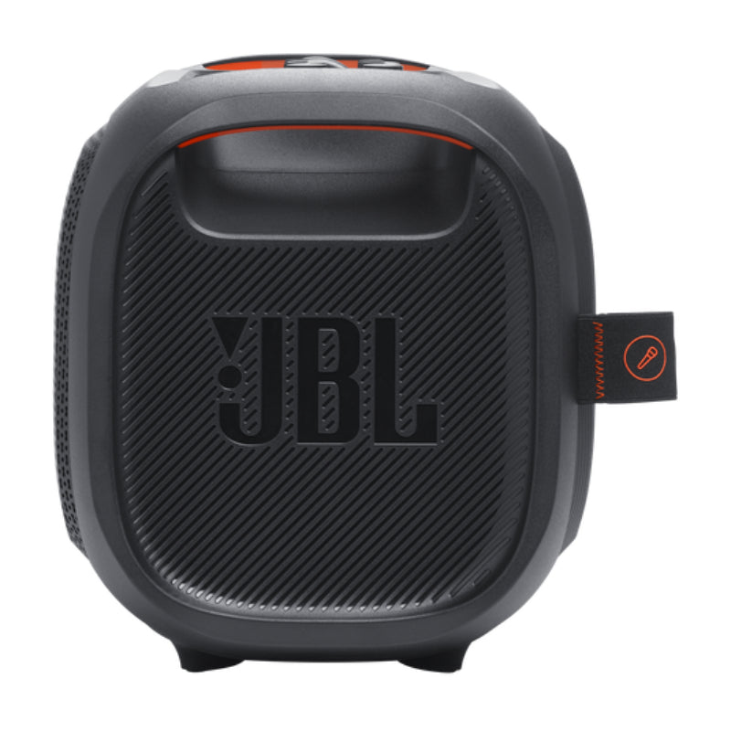 Altavoz portátil inalámbrico para fiestas JBL PartyBox On-The-Go Essential con micrófono inalámbrico, color negro