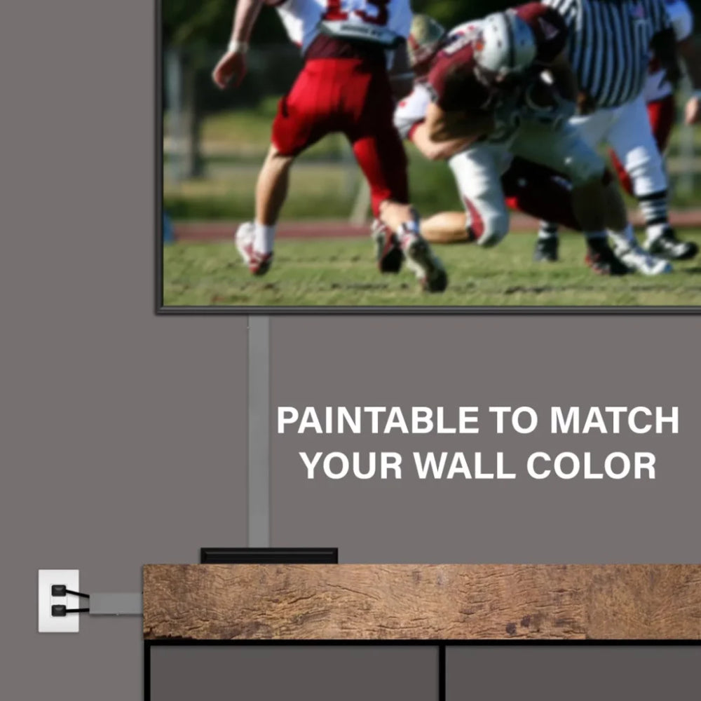 Sanus 45" x 1.5" PVC Cord/Cable Organization Kit (10-Pieces) - White