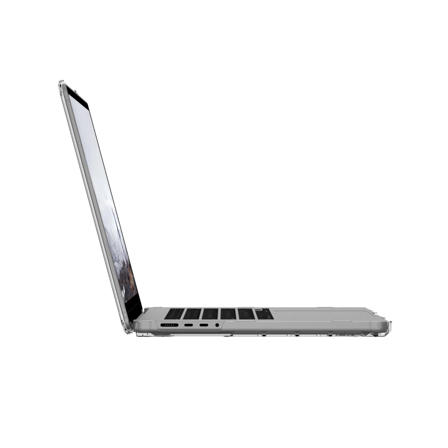Estuche para computadora portátil Urban Armor Gear Lucent Series para MacBook Pro de 16" - Ice/Black