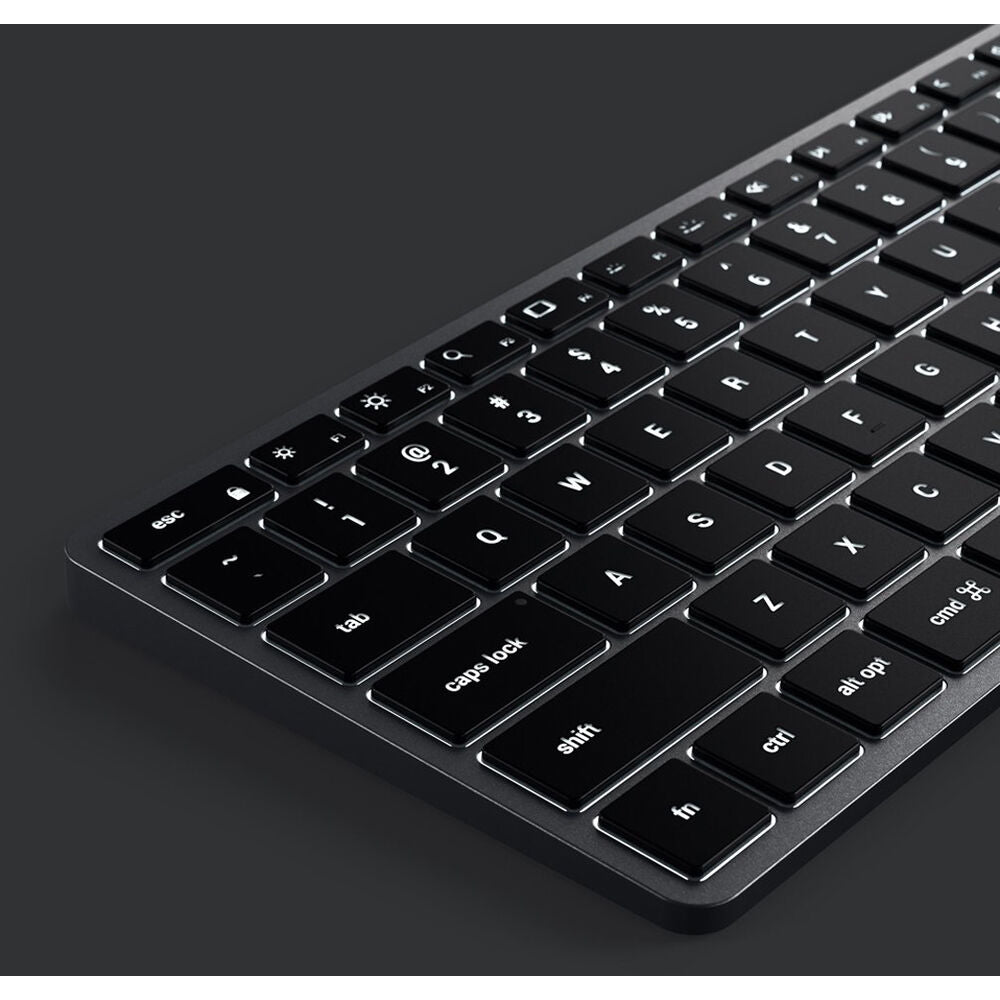 Teclado retroiluminado Bluetooth Slim X2 de Satechi - Plateado