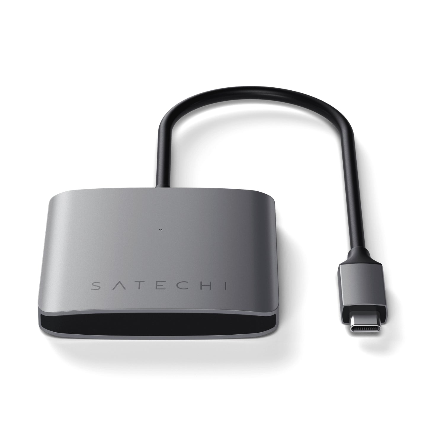 Concentrador USB-C de 4 puertos Satechi - Gris espacial