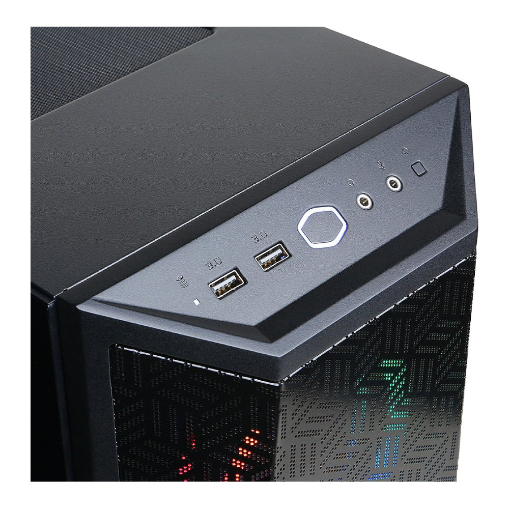 Computadora de escritorio para juegos CyberPowerPC GXI11240GV10 Gamer Xtreme: Intel Core i5-14400F con memoria de 16 GB y SSD de 1 TB, color negro