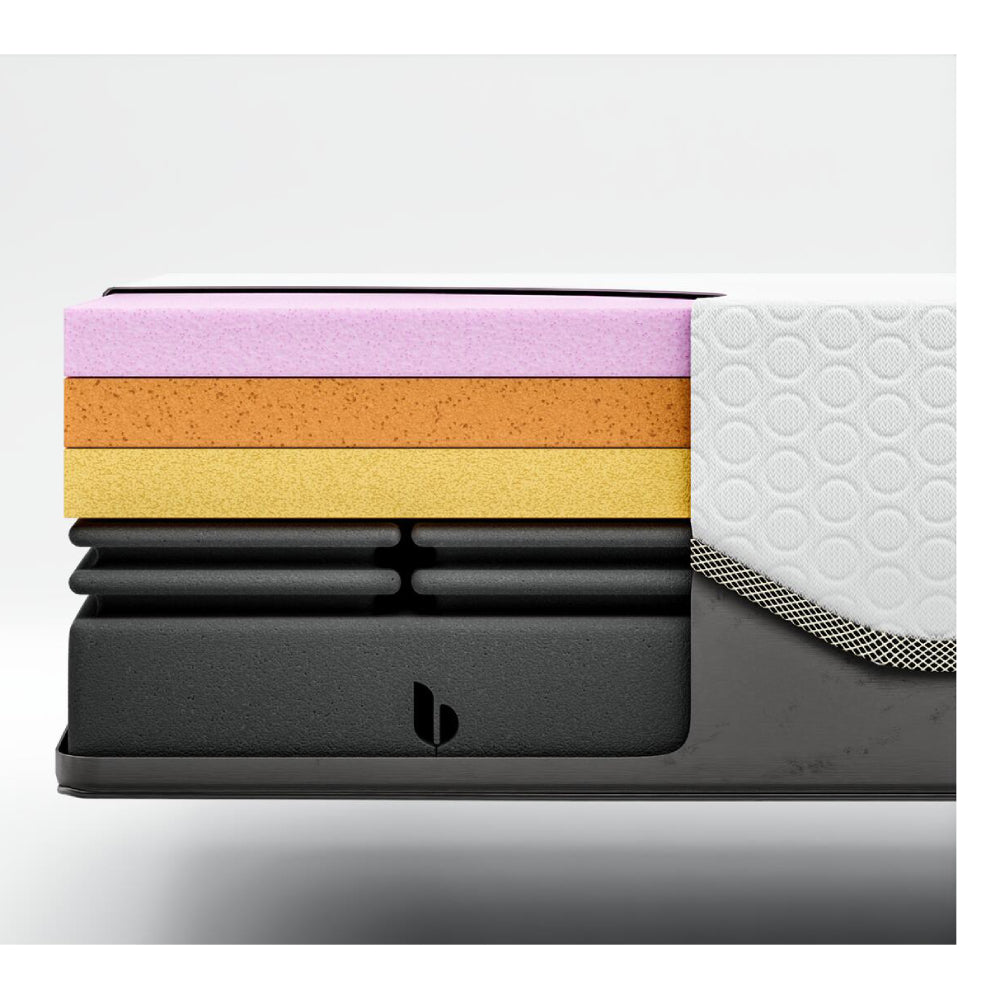 Blu Sleep Conforma Prime King Size Mattress with Air Pod Base Foam - White