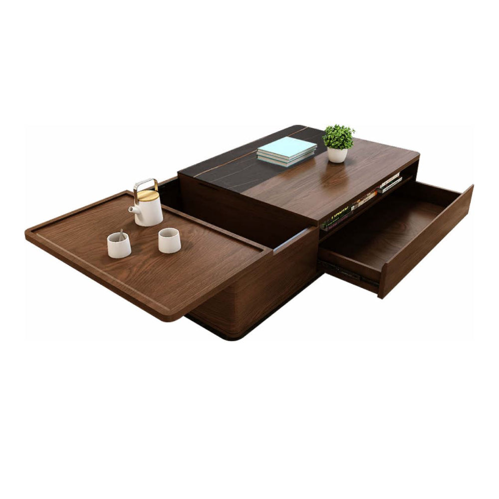 Best Home Drak Wood Coffee Table