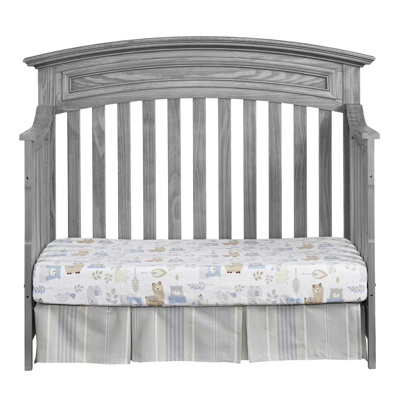 Soho Baby Richmond Brushed Gray 4-in-1 Convertible Crib