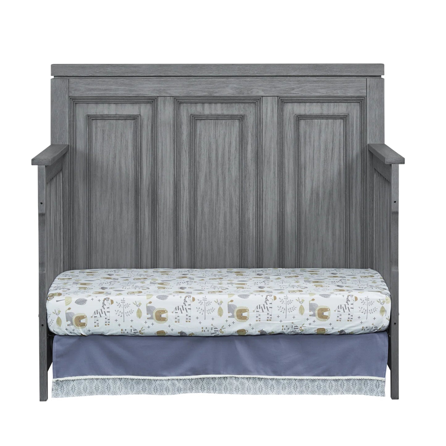 Soho Baby Manchester Rustic Gray 4-in-1 Convertible Crib