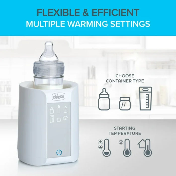 Chicco 2-in-1 Digital Bottle Warmer & Sterilizer - White