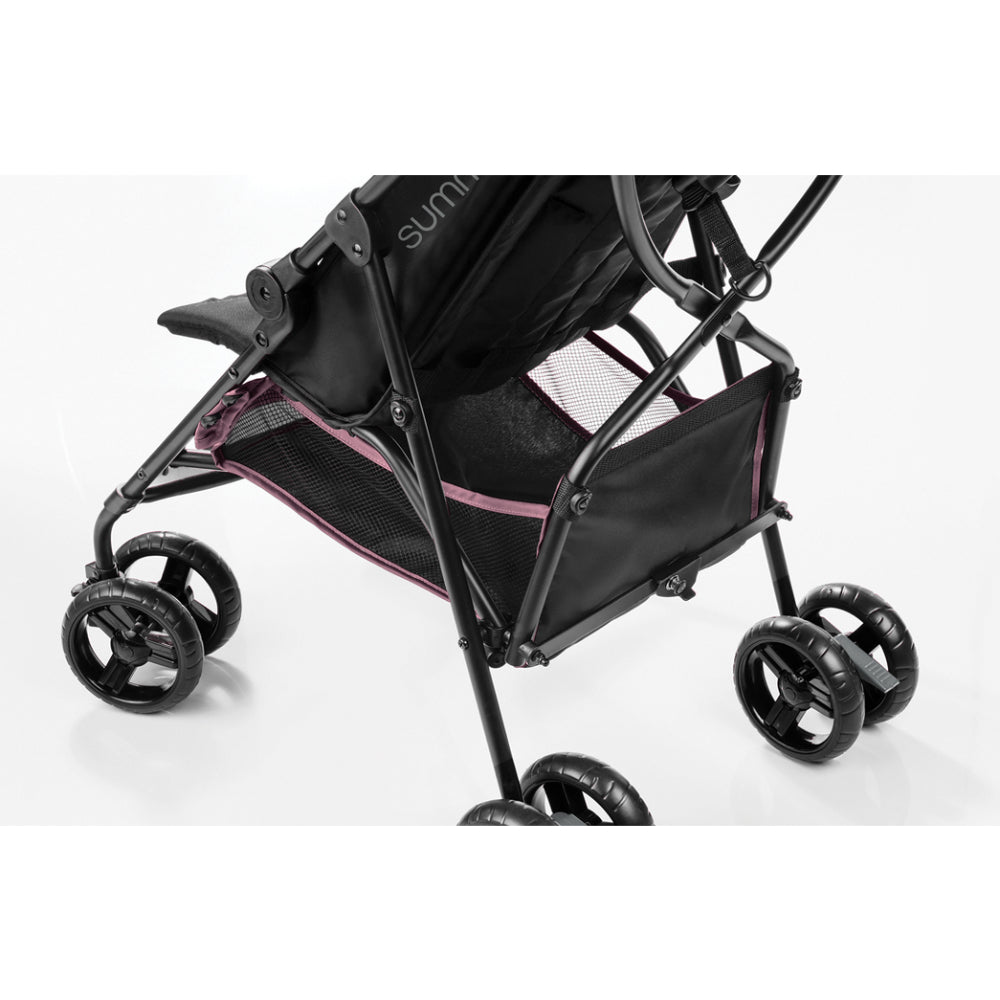 Cochecito de bebé Summer Infant 3Dmini Convenience, color rosa y negro