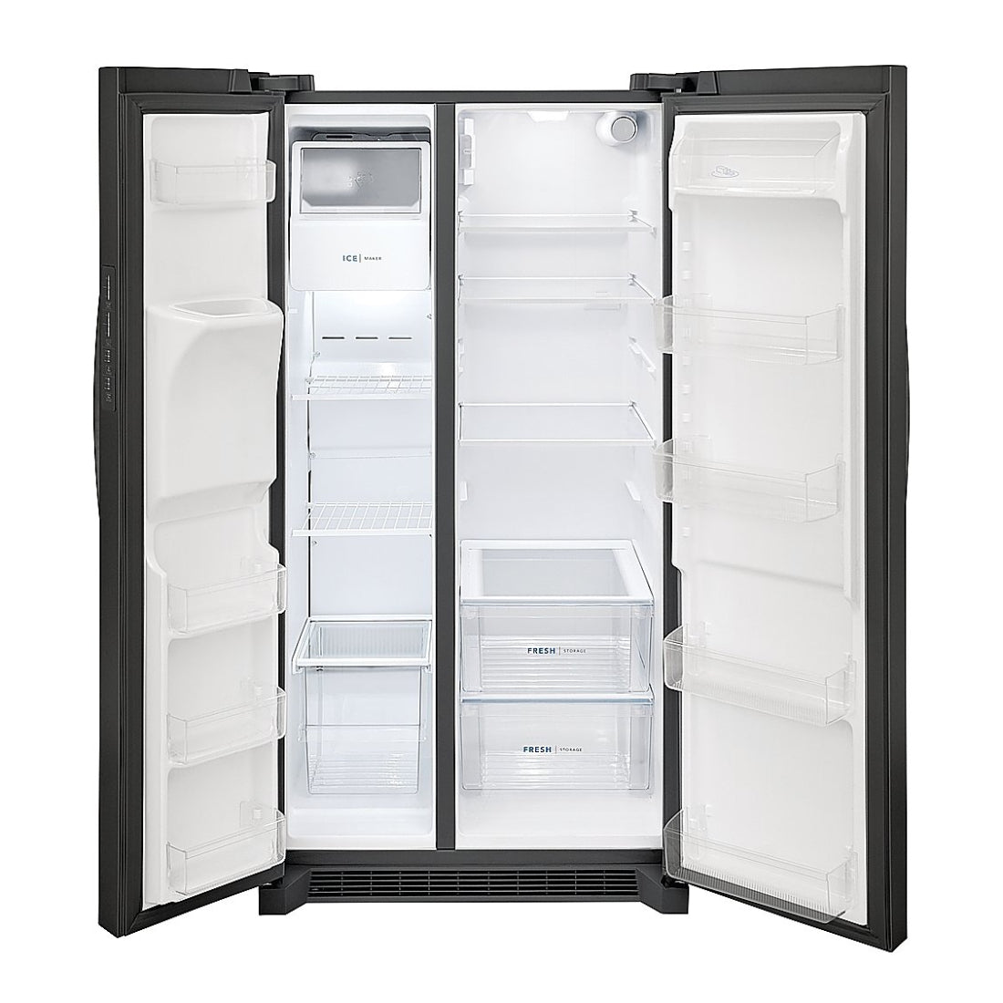 Refrigerador Frigidaire 25.5CF BSS SXS con dispensador 