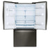 LG LFXS26973D 26 . Smart WiFi Enabled French Door Refrigerator - Black Stainless Steel - Curacao