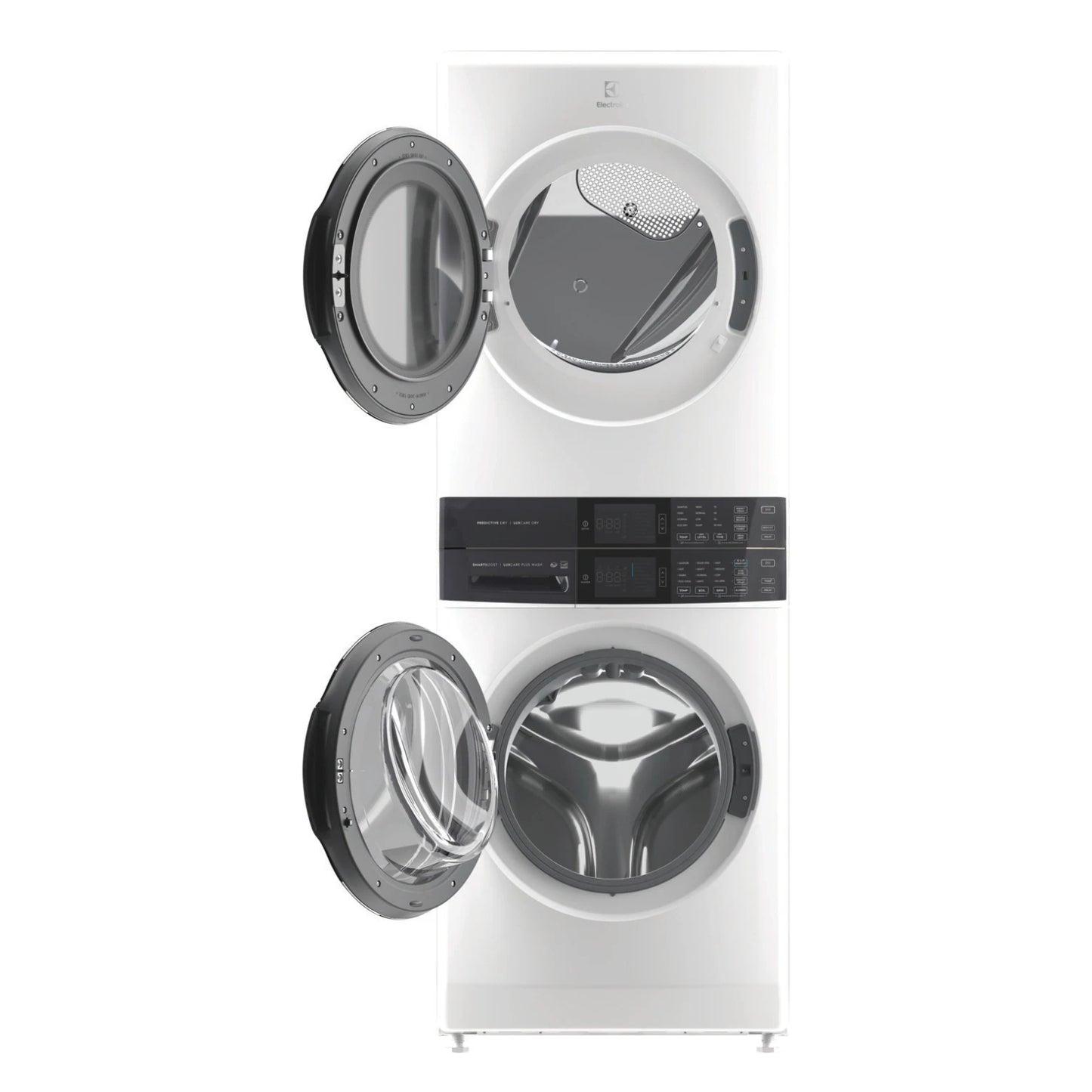 Electrolux ELTG7600AW Stacked Laundry Center with 4.5 cu. ft. Front Load Washer and 8 cu. ft. Gas Dryer - White