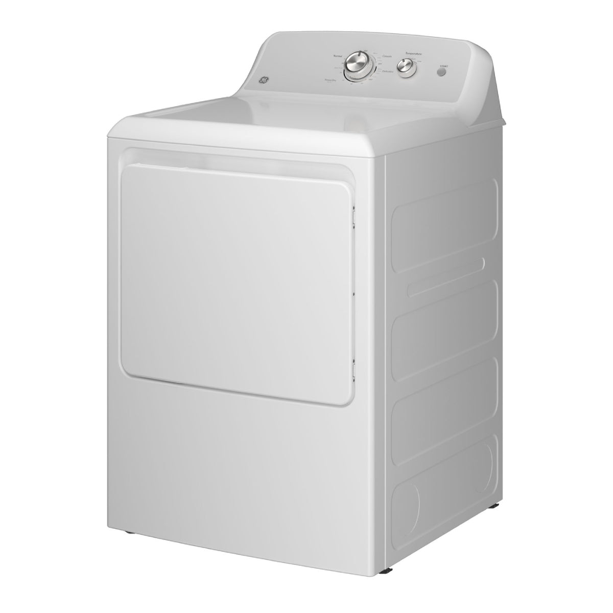 GE GTD38EASWWS 7.2 cu. ft. Top Load Electric Dryer with Up To 120 ft. Venting - White