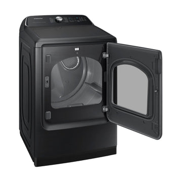 Samsung 7.4 cu. ft. Smart Front Load Gas Dryer with Steam Sanitize - Black