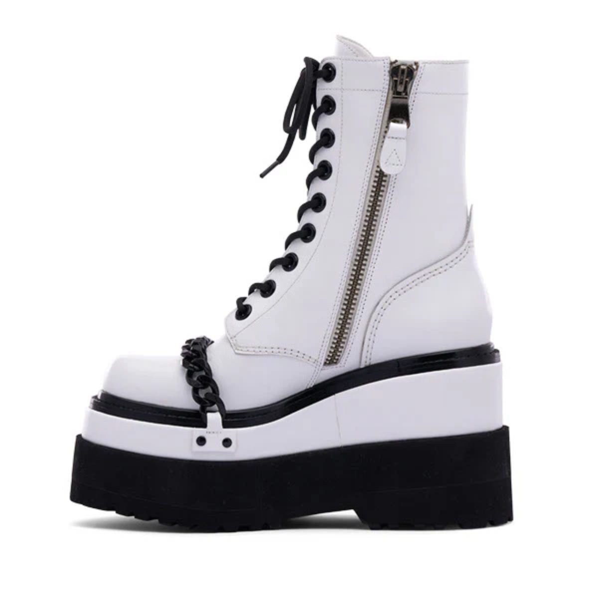 D'Amelio Women's Camdon Platform Boots (Size 6) - White