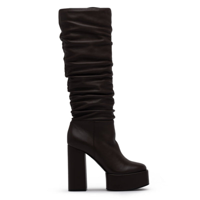 Botas Rosela para mujer de D'Amelio (talla 6,5) - Marrón oscuro