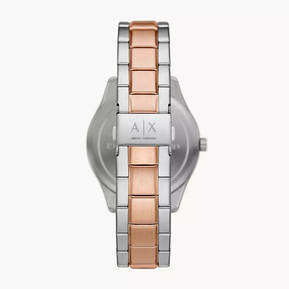 Reloj multifunción de pulsera bicolor de 42 mm para hombre Armani Exchange Dante - Esfera azul