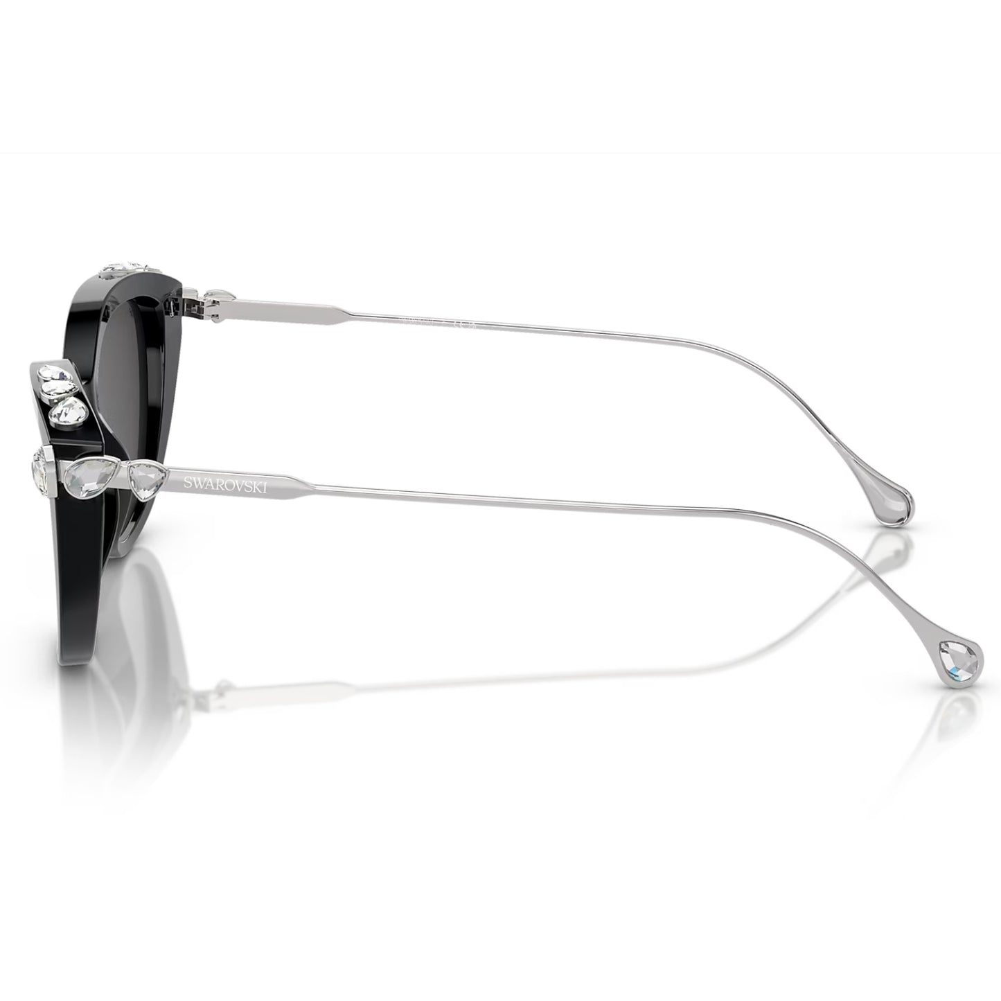 Swarovski Women's SK6010103887 Cat Eye Solid Color Sunglasses