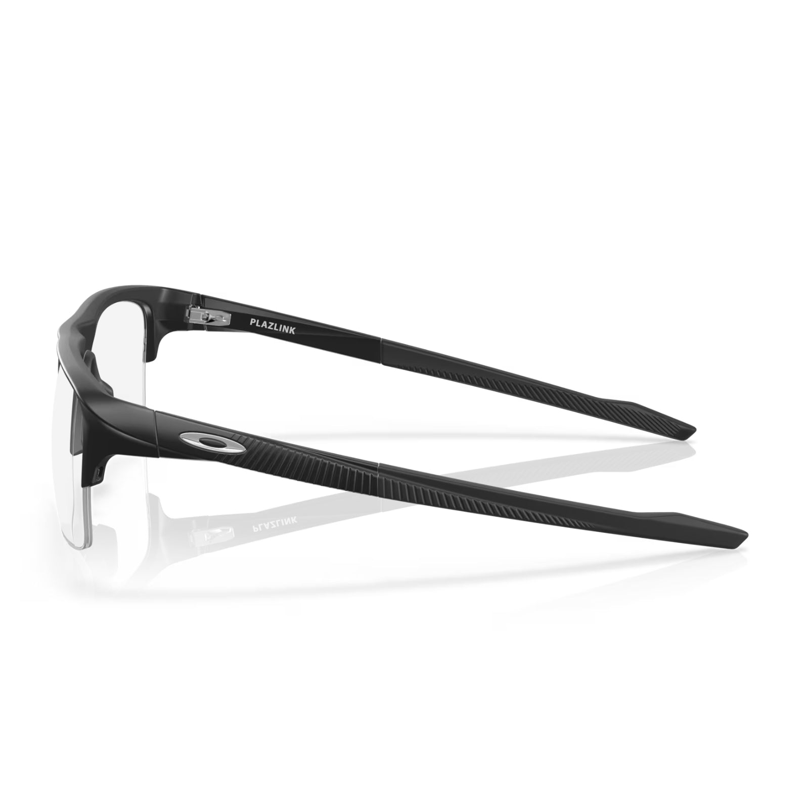 Oakley Plazlink Men's Rectangle Eyeglasses, Satin Black– Curacao