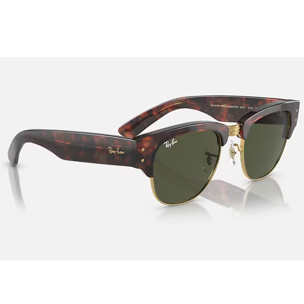 Ray-Ban Mega Clubmaster Unisex RB3016S Square Classic G-15 Sunglasses