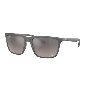 Ray-Ban RB4385 Men's Rectangle Polarized+ Sunglasses