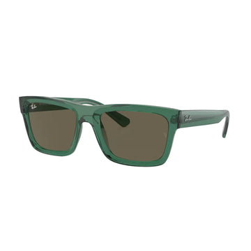 Gafas de sol unisex Ray-Ban Warren Bio-Based RB4396 rectangulares de color liso