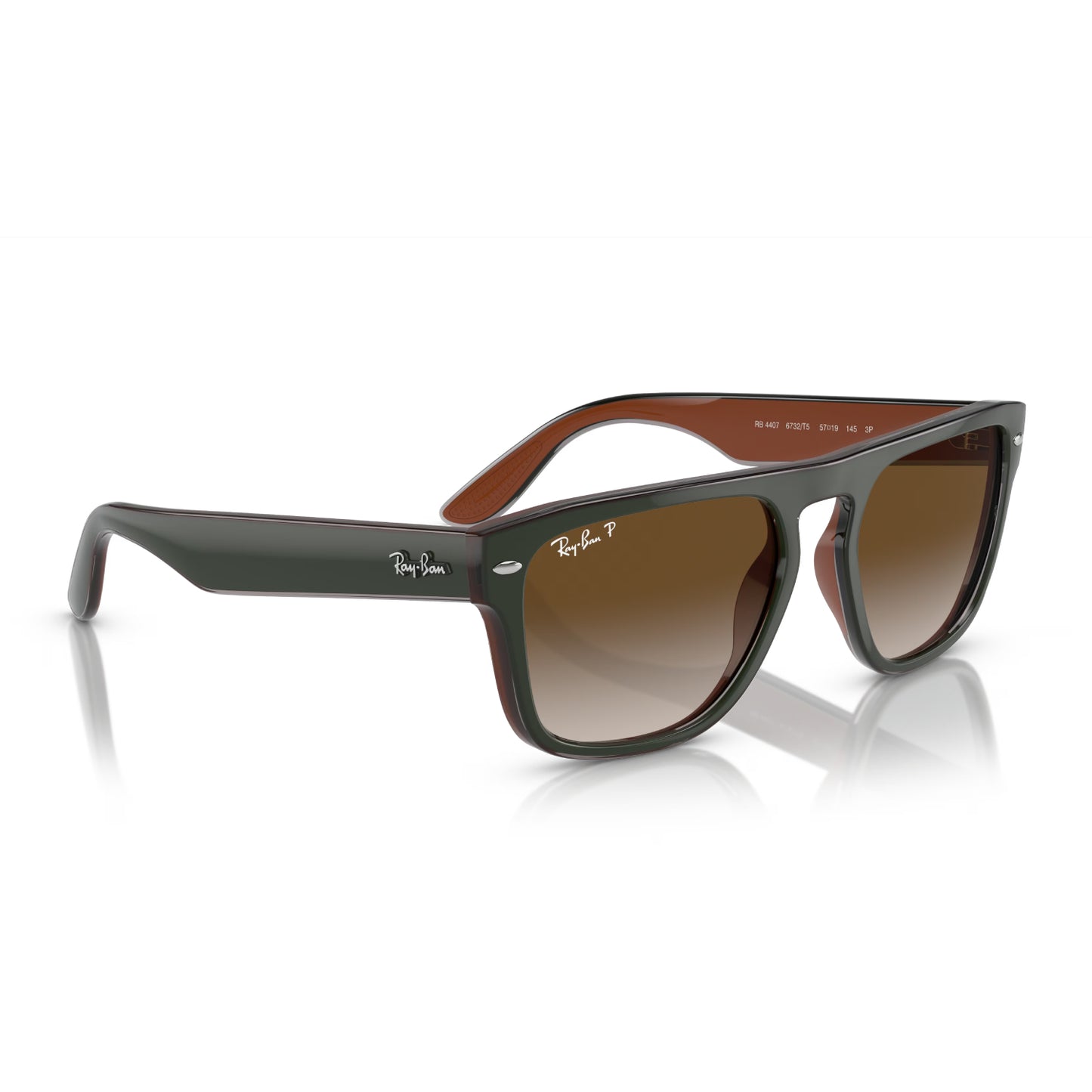 Gafas de sol unisex Ray-Ban RB4407 con montura cuadrada y degradado