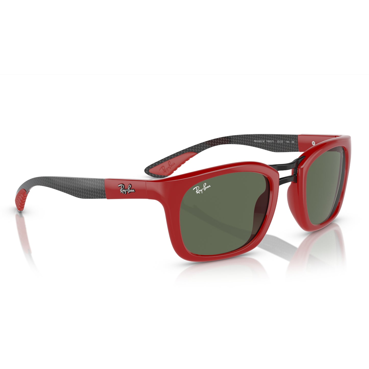 Gafas de sol clásicas cuadradas unisex Ray-Ban Scuderia Ferrari RB8362M