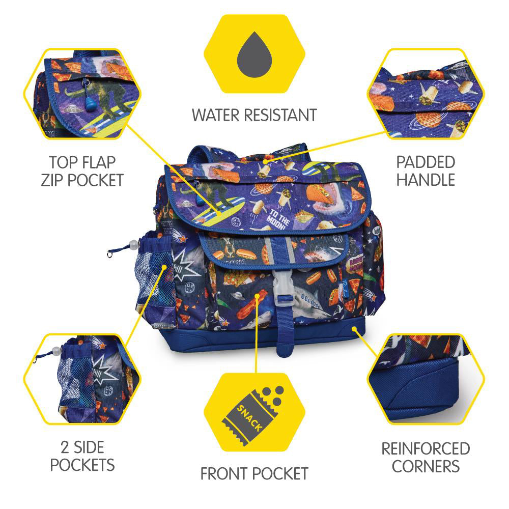 Bixbee Meme Space Odyssey Large Backpack, Blue– Curacao