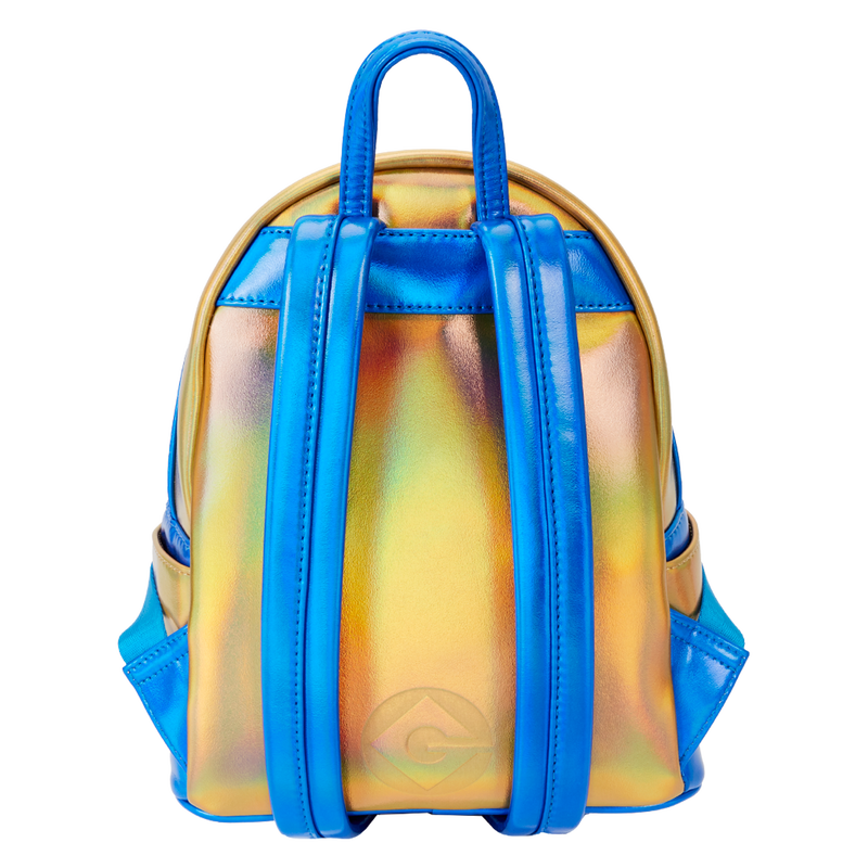 bob's mini backpack Loungefly Despicable Me Minions Bob Iridescent Cosplay Mini Backpack–  Curacao