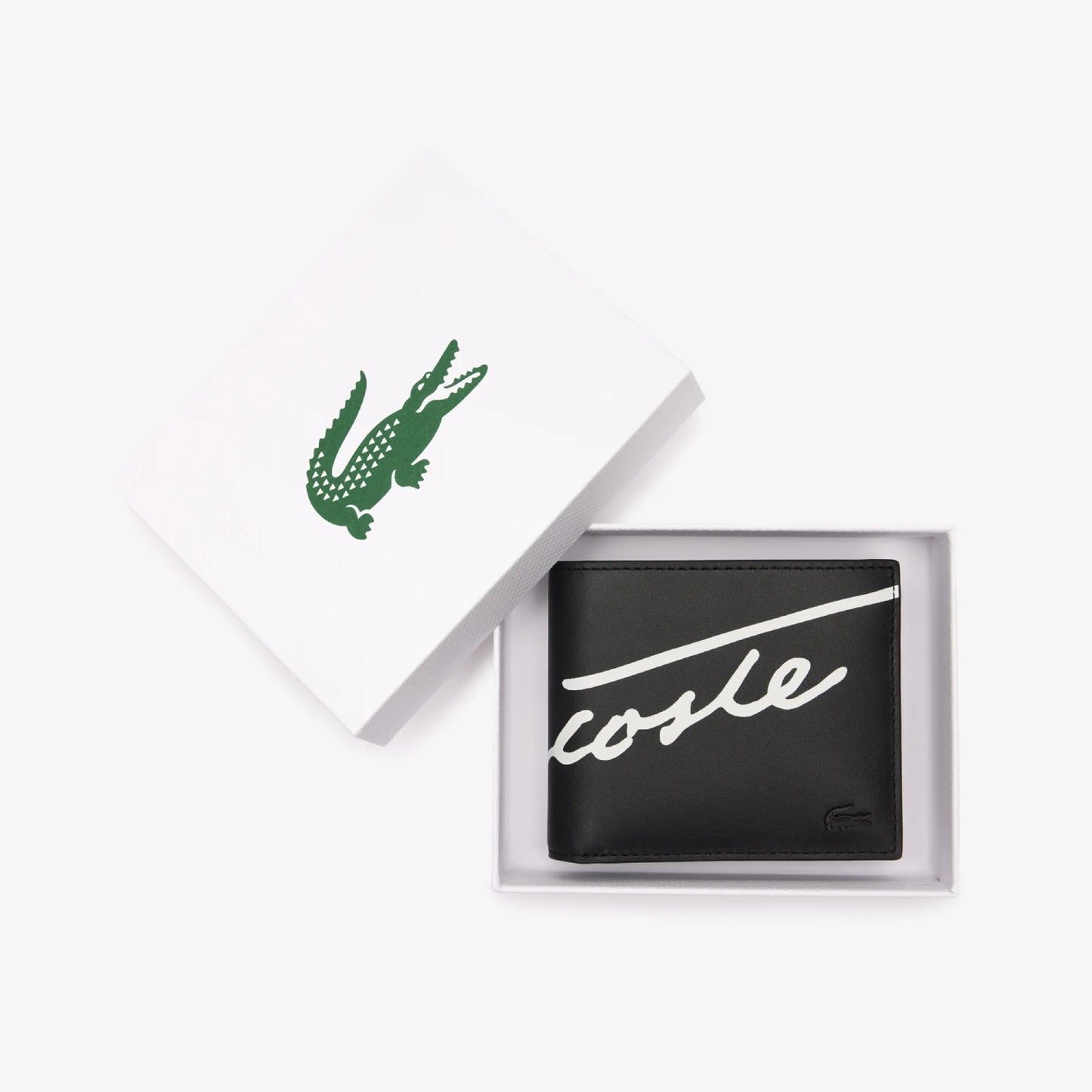 Lacoste Fitzgerald Medium Billfold Wallet - Black