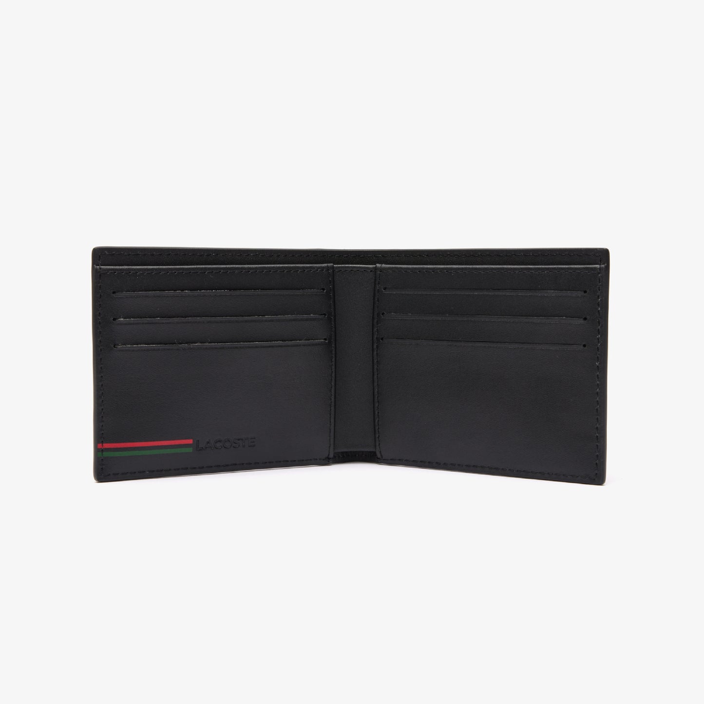 Lacoste Wallet and Key Chain Gift Set - Black