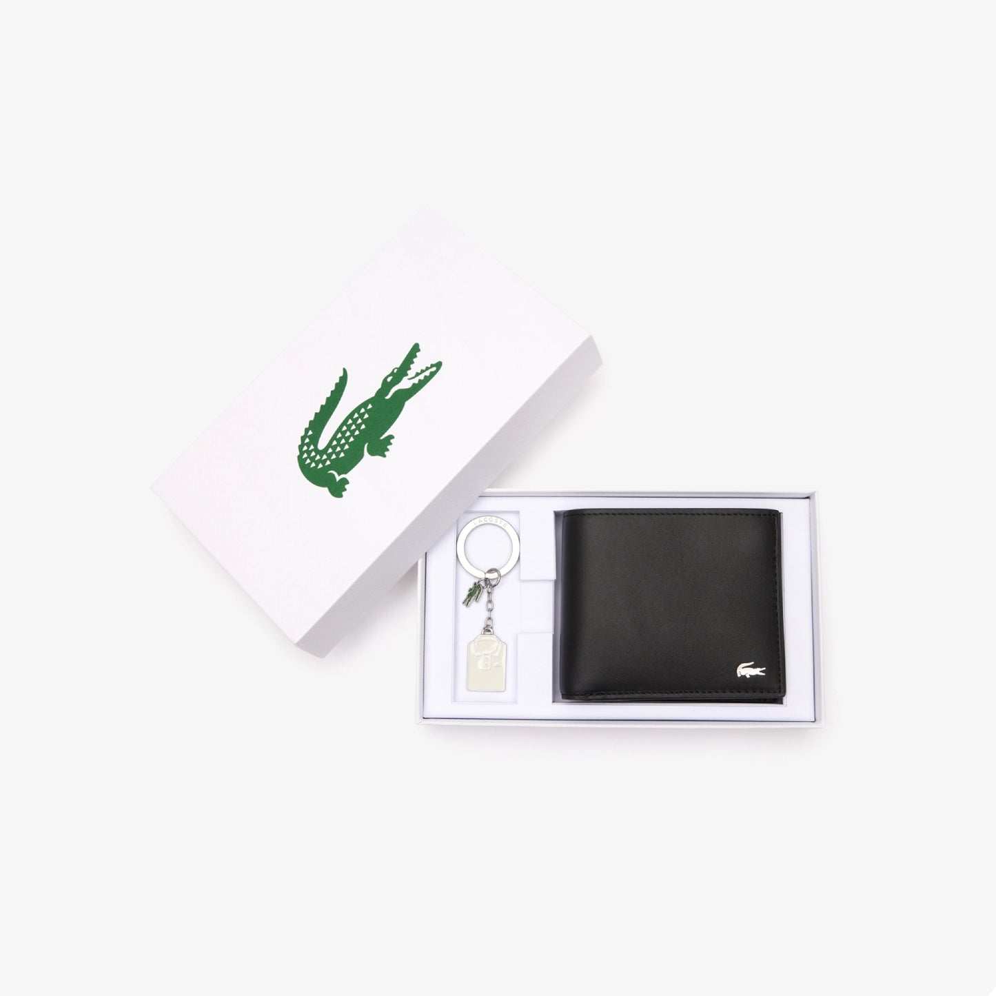 Lacoste Wallet and Polo Key Chain Gift Set