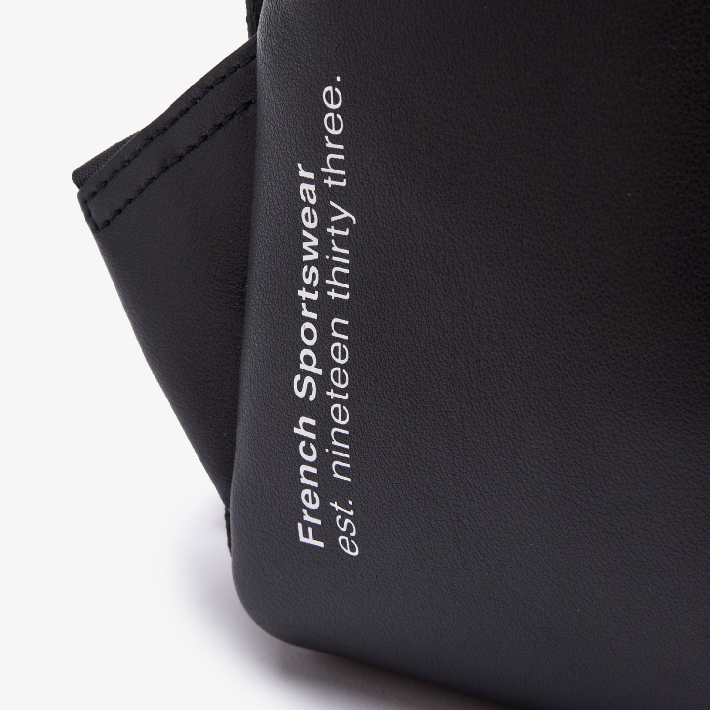 Lacoste Practice Leather Backpack - Black