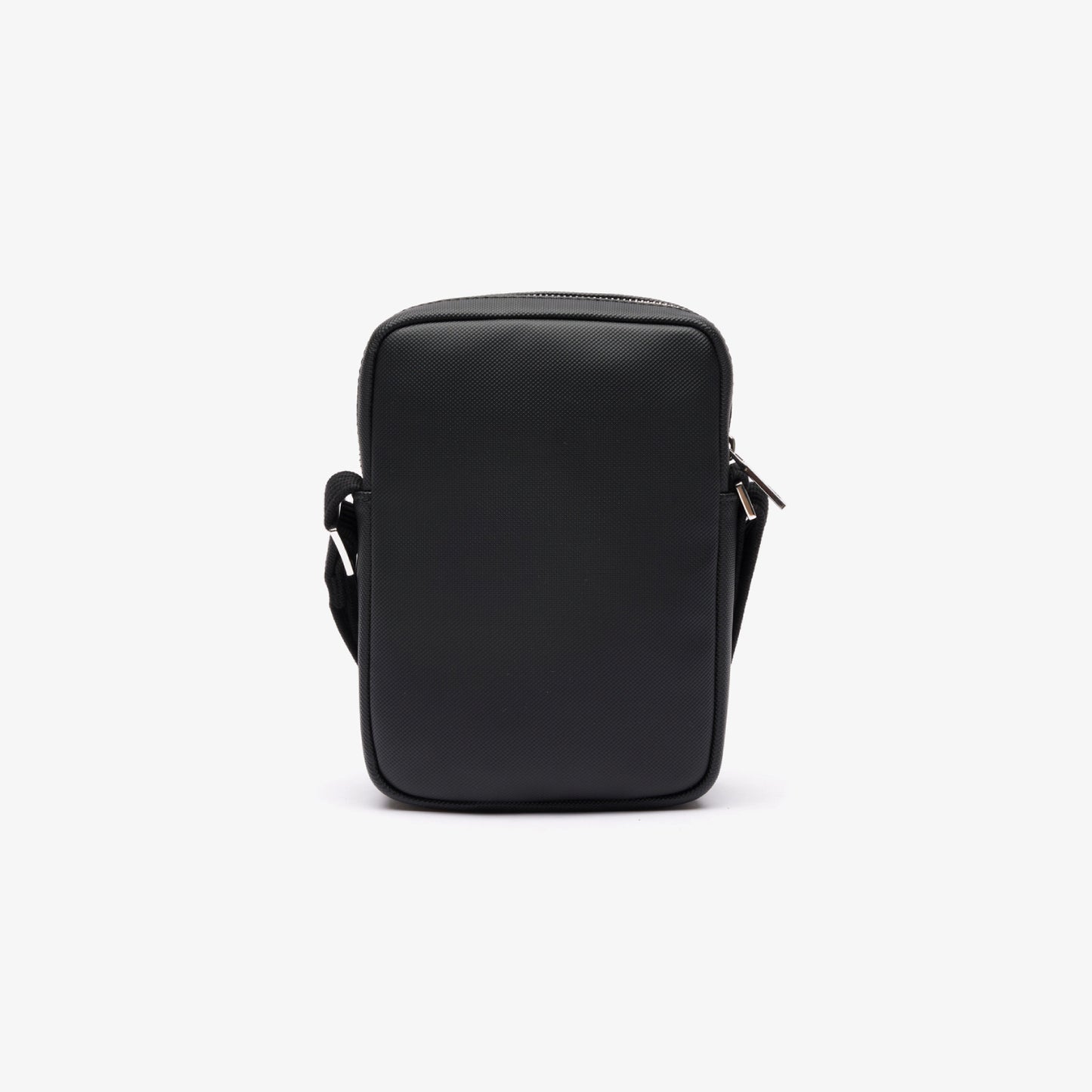 Lacoste Classic PiquÃ©-Effect Satchel - Black