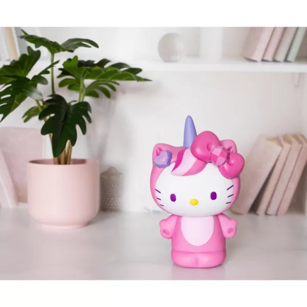 Lámpara de ambiente con forma de unicornio de Hello Kitty de Sanrio de 6"