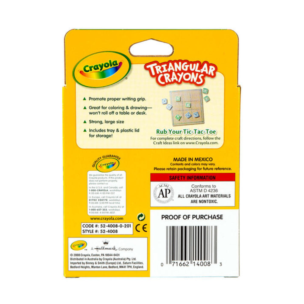 Crayola Triangular Crayons (8-Pieces)