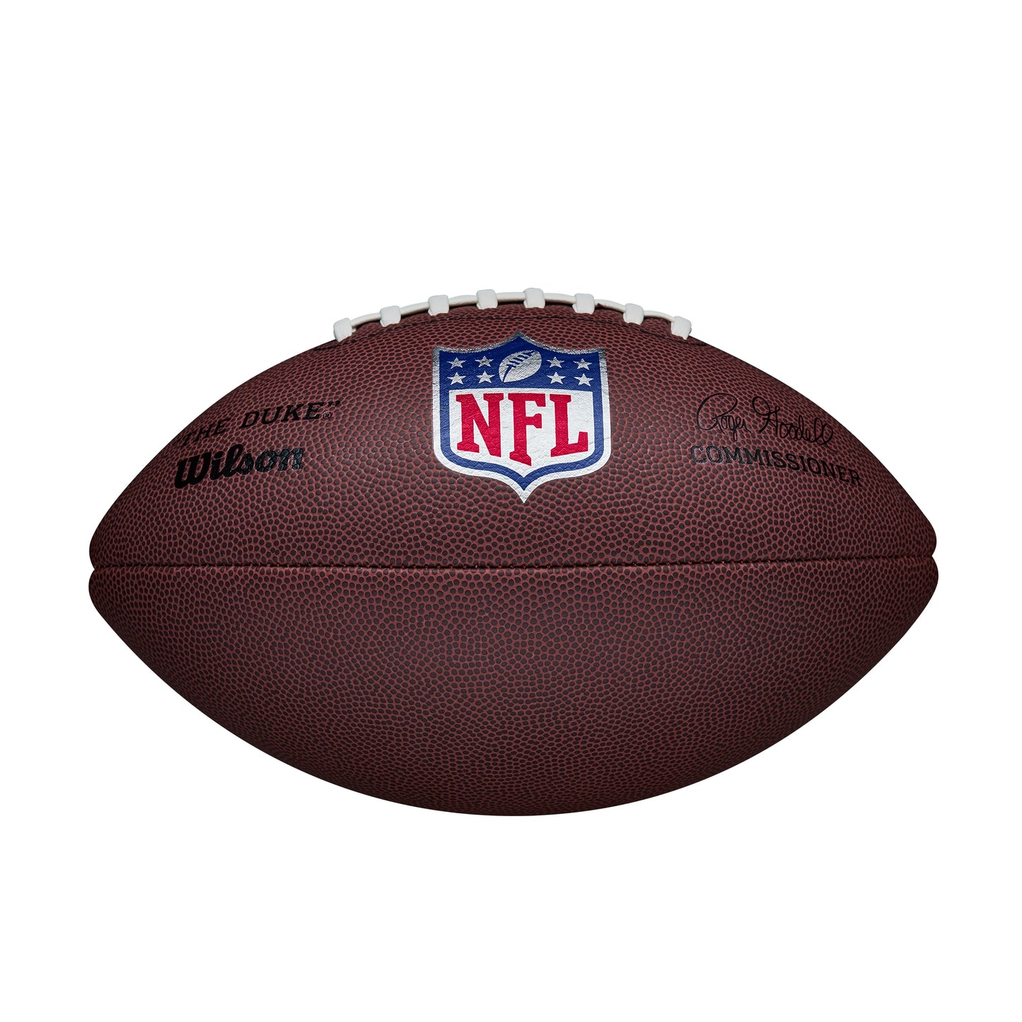 Balón de fútbol americano oficial Wilson NFL Duke, réplica en color marrón 