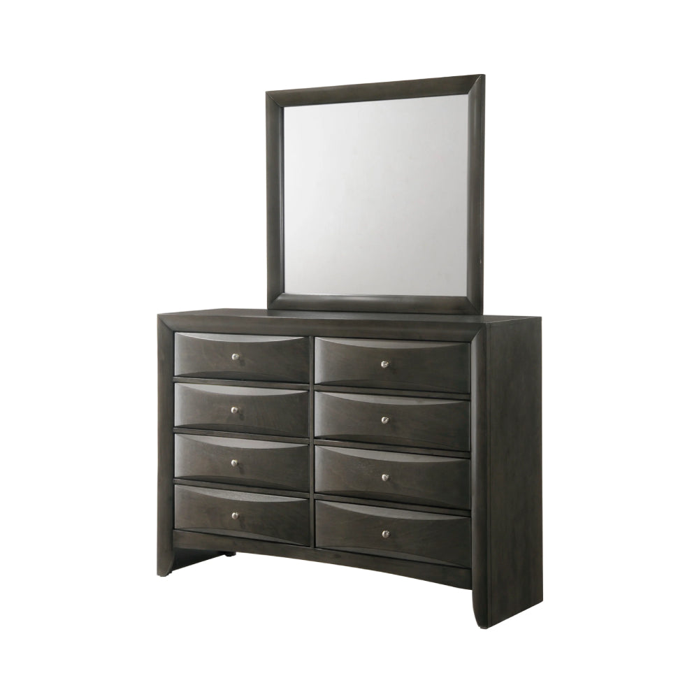 Emila (4-Piece) Queen Bedroom Set by Best Home - Gray