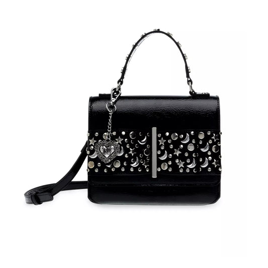 Betsey Johnson Stud Up About It Bow Bag, Black