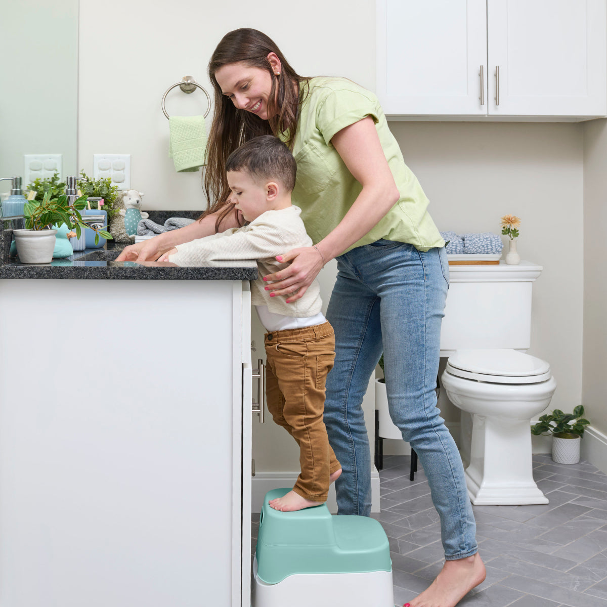 Ingenuity Prepare to Potty 3-in-1 System - Green/White