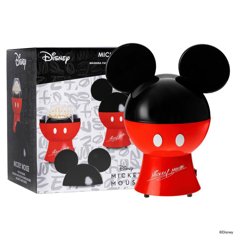 Uncanny Brands POPDIMMM1 Disney Mickey Mouse Popcorn Maker - Red/Black