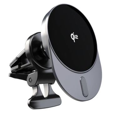 Tekya Qi MagMount2 3-in-1 Wireless Charging Car Dash and Vent Mount - Black