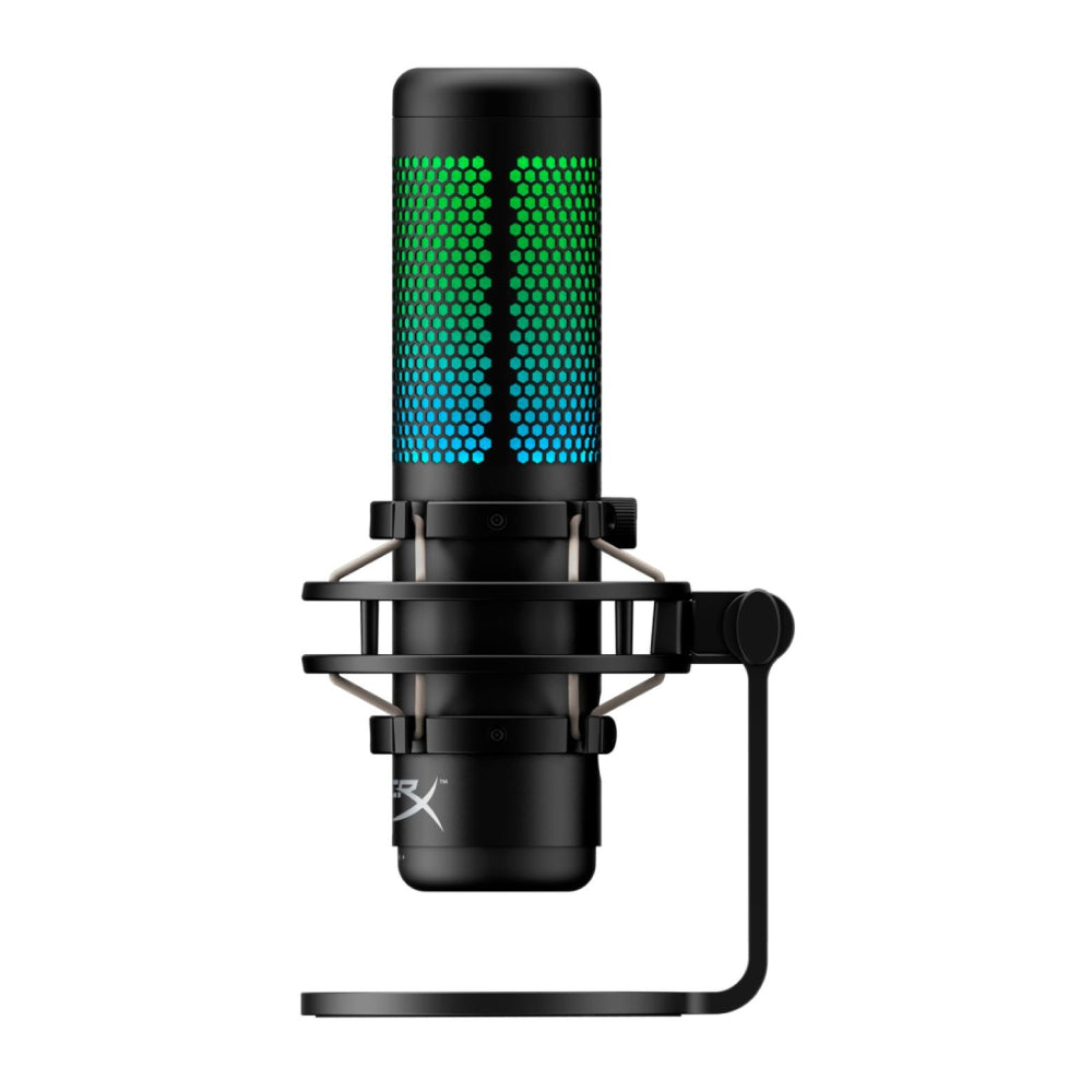 HyperX QuadCast USB Microphone with RGB LED, Black– Curacao