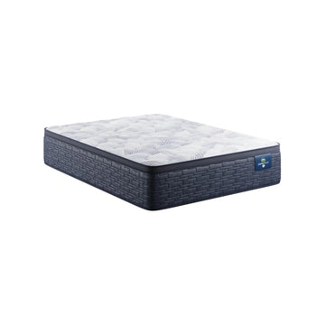 Serta Perfect Rest Emerald Vale 15" Plush Pillow Top Mattress - Blue/White