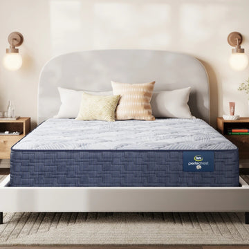 Serta Perfect Rest Dawncrest 13" Medium Tight Top Mattress - Blue