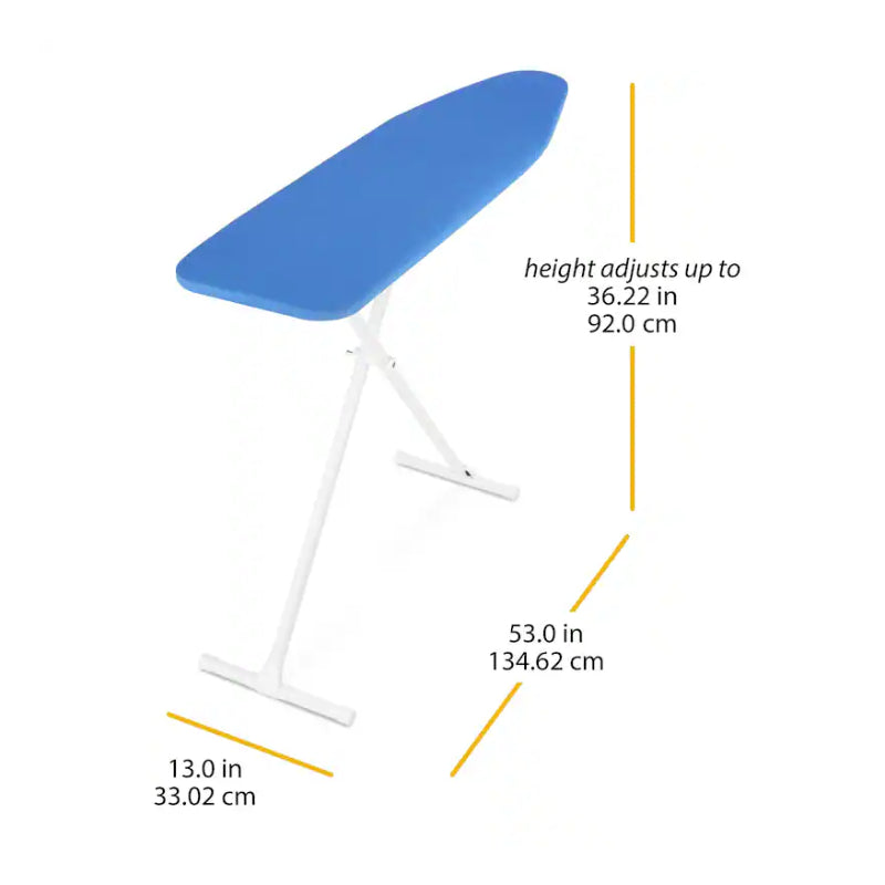 Whitmor Ironing Board with Adjustable T-Legs - Blue