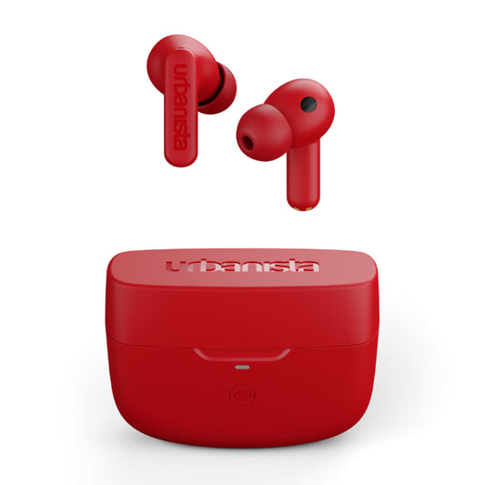 Urbanista 51593 Atlanta Noise-Canceling True Wireless Earbuds - Vibrant Red