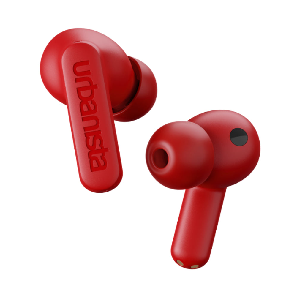 Urbanista 51593 Atlanta Noise-Canceling True Wireless Earbuds - Vibrant Red