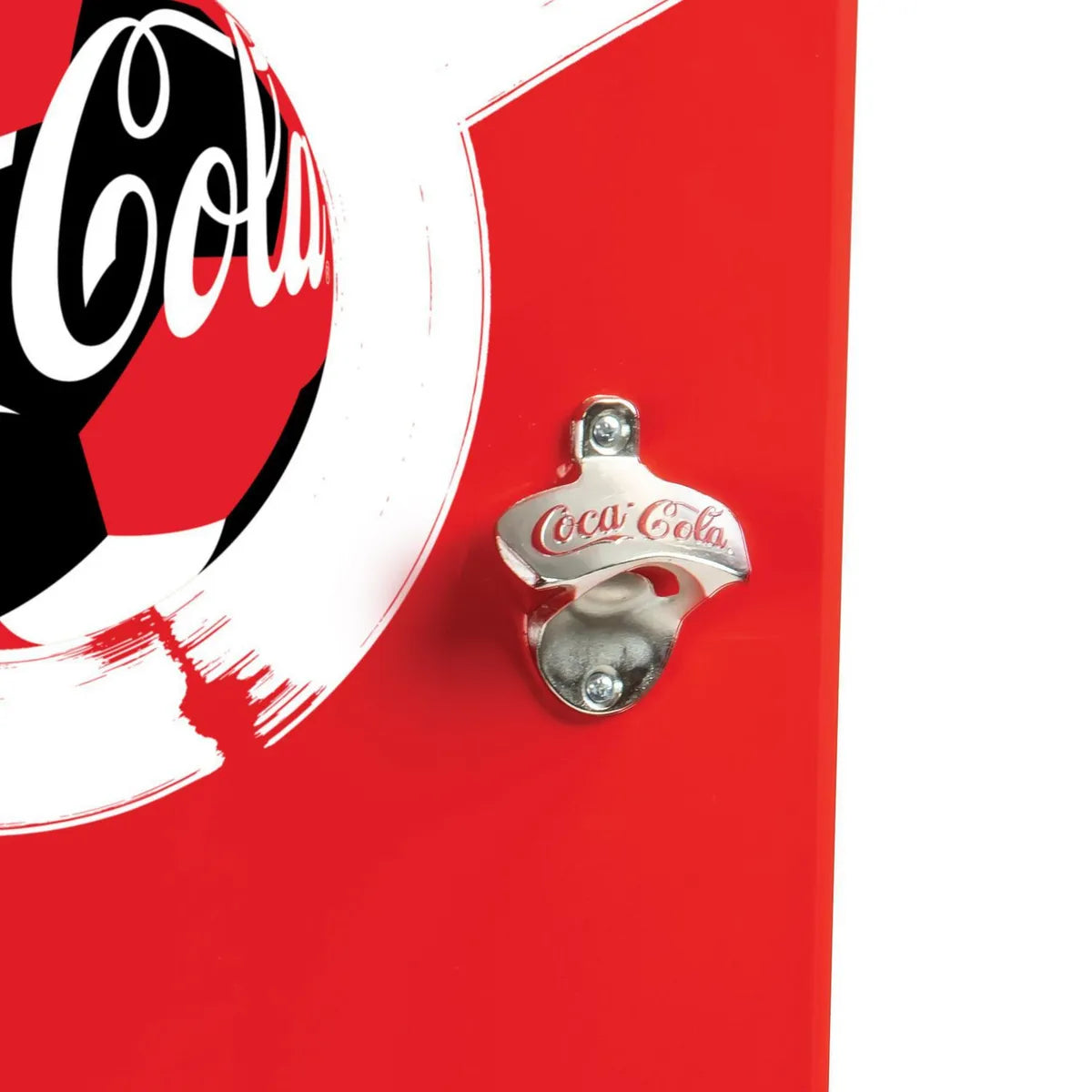 Nostalgia Coca-Cola 3.2 cu. ft. Mini Top Freezer Refrigerator - Red